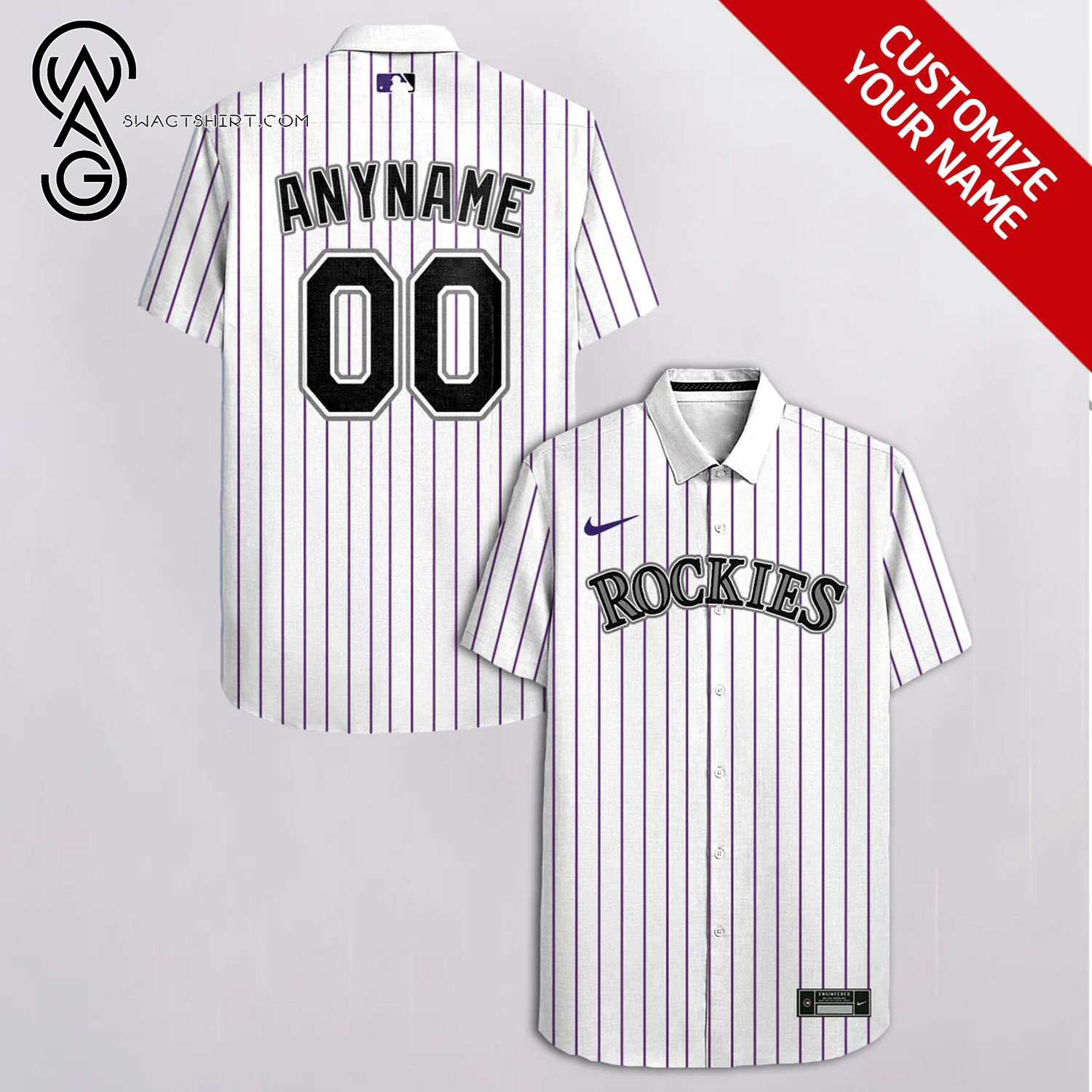 [Top Trending] Major League Baseball Colorado Rockies Full Printing Personalized Hawaiian Shirt